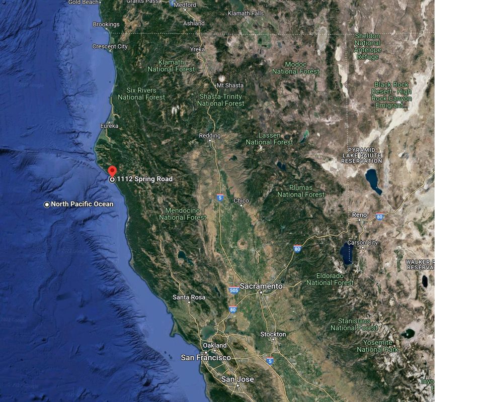 Northern CA Affordable Beach Paradise 0.14AC Shelter Cove Property