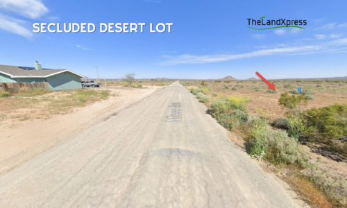flat residential lot in California City, CA