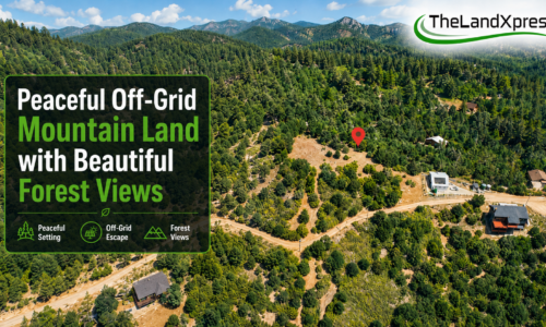Peaceful Off-Grid Mountain Land with Beautiful Forest Views