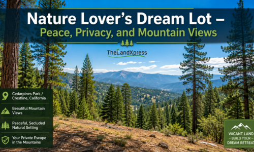 Nature Lover’s Dream Lot – Peace, Privacy, and Mountain Views