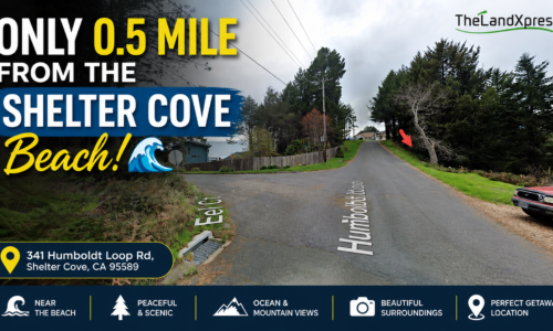 5,561 sq ft – Shelter Cove Lot, .5 mile to the Beach, Utilities on the street, Investment opportunity!