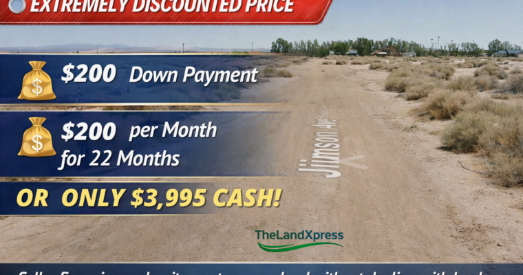 7,027 Sq Ft – Off-Grid Opportunity, Desert Lot, Dirt Road Access, Buy and Hold!